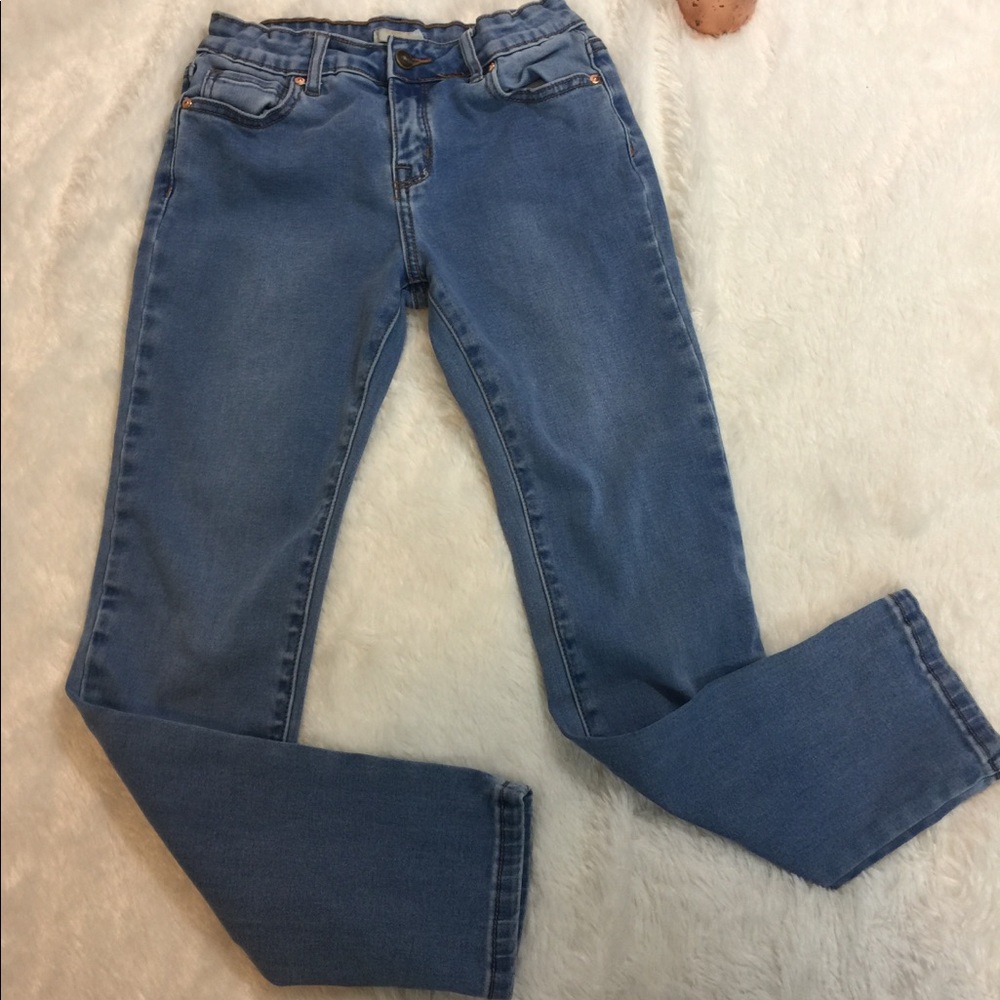 Forever 21 light wash denim skinny jeans